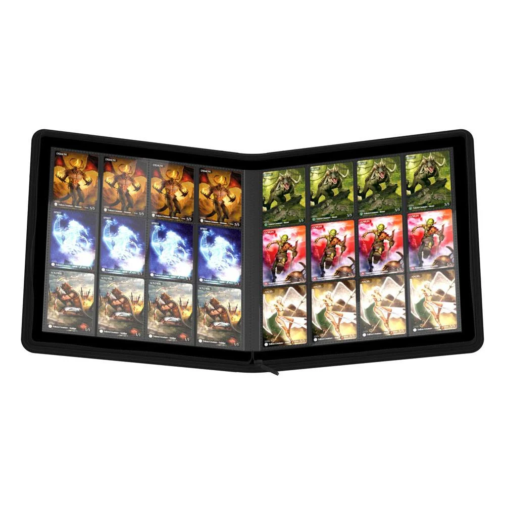 Ultimate Guard Zipfolio (480 double-sleeved cards) 24-Pocket 70 x 94 mm Xenoskin - Black